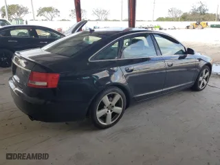 2008 Audi A6 with VIN WAUDH74F08N180187, listed as a Copart auction lot 86252154 with 205,370 mi miles and Clean Title. Bid and sale history available at carsss.com. Image 3.