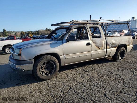 2003 Chevrolet Silverado 1500 LS with VIN 1GCEC19V43Z190578, listed as a Copart auction lot 46989365 with 0 mi miles and Non Repairable. Bid and sale history available at carsss.com. Image 1.