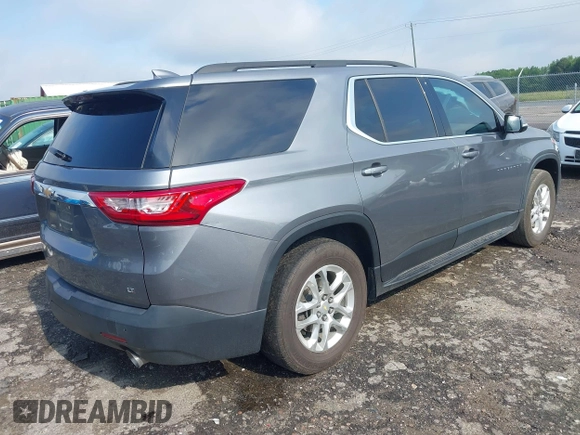 2020 Chevrolet Traverse LT with VIN 1GNERHKW7LJ309689, listed as a IAAI auction lot 42270616 with 120,264 mi miles and . Bid and sale history available at DreamBid. Image 4.