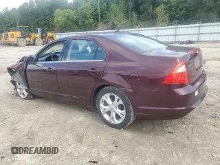 2012 Ford Fusion SE with VIN 3FAHP0HA1CR353479, listed as a Copart auction lot 59677935 with 27,727 mi miles and Salvage title. Bid and sale history available at DreamBid. Image 2.