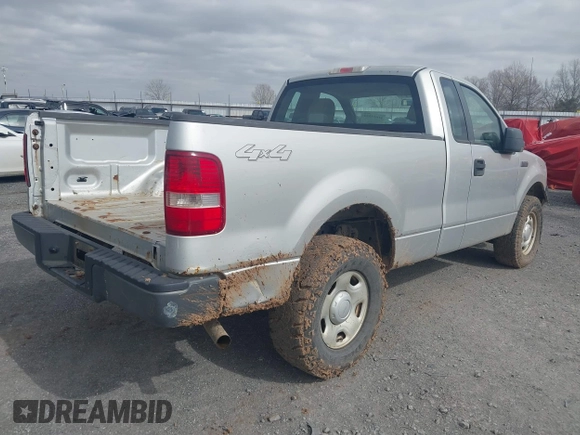 2008 Ford F-150 XL with VIN 1FTRF14W98KB43703, listed as a IAAI auction lot 41653524 with 166,253 mi miles. Bid and sale history available at carsss.com. Image 4.