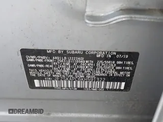 2019 Subaru Forester Sport with VIN JF2SKAPC6KH591322, listed as a IAAI auction lot 41981902 with 47,643 mi miles. Bid and sale history available at carsss.com. Image 9.