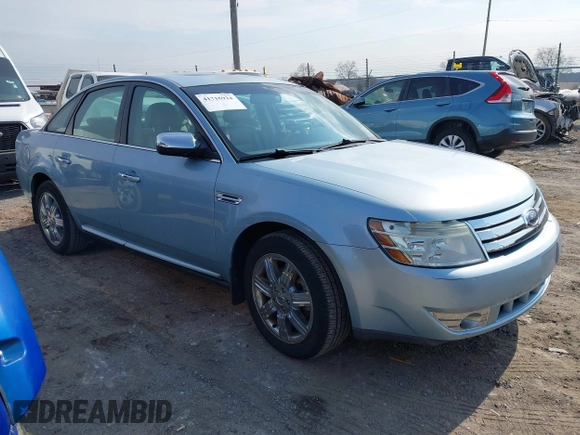 2008 Ford Taurus Limited with VIN 1FAHP28W18G122460, listed as a IAAI auction lot 41716924 with 83,523 mi miles. Bid and sale history available at carsss.com. Image 1.