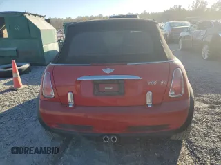 2008 MINI Convertible S z VIN WMWRH33558TL96443, wystawiony jako Copart lot #75103604 z przebiegiem Nie podano mil oraz Szkoda całkowita • Salvage title. Historia ofert i sprzedaży dostępna na DreamBid. Obrazek 6.