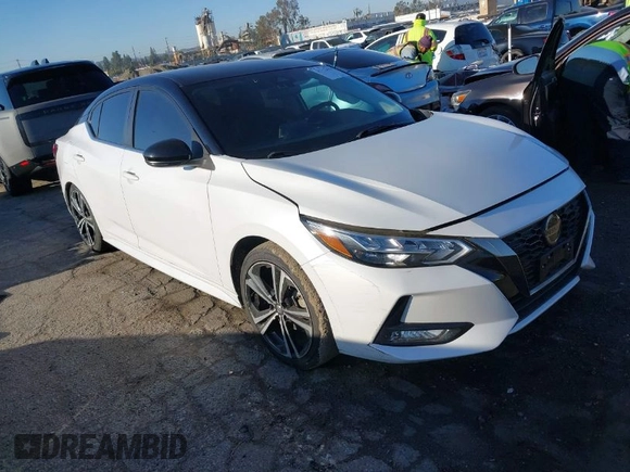 2020 Nissan Sentra SR with VIN 3N1AB8DV0LY261421, listed as a IAAI auction lot 41752418 with 42,971 mi miles and . Bid and sale history available at DreamBid. Image 1.
