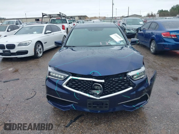 2020 Acura TLX w/Technology Pkg with VIN 19UUB1F57LA015342, listed as a IAAI auction lot 41553319 with 18,111 mi miles. Bid and sale history available at carsss.com. Image 12.