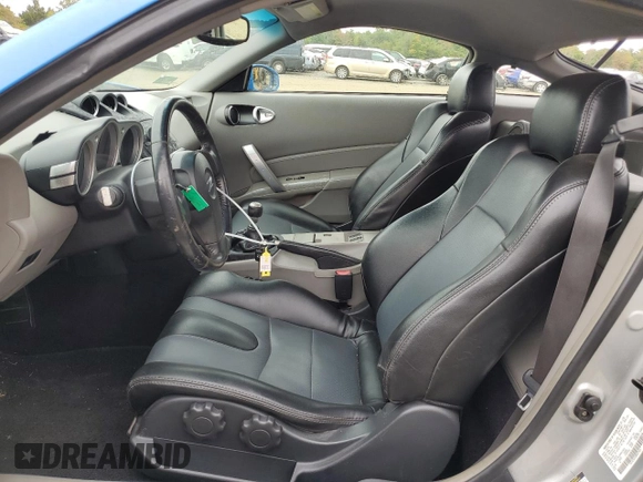 2005 Nissan 350Z with VIN JN1AZ34D25M607805, listed as a Copart auction lot 72138724 with 64,696 mi miles and Salvage Title. Bid and sale history available at carsss.com. Image 7.