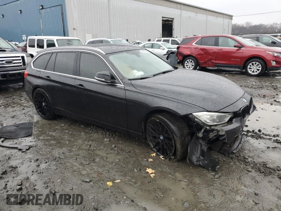 2014 BMW 3 Series 328d xDrive with VIN WBA3K5C59EKT33057, listed as a Copart auction lot 82470424 with 157,288 mi miles and Salvage title. Bid and sale history available at DreamBid. Image 4.