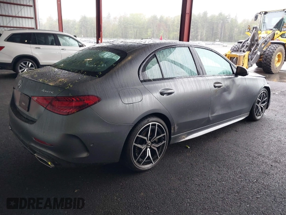 2023 Mercedes-Benz C 300 with VIN W1KAF4HB8PR150031, listed as a IAAI auction lot 42186906 with 14,816 mi miles and . Bid and sale history available at DreamBid. Image 4.
