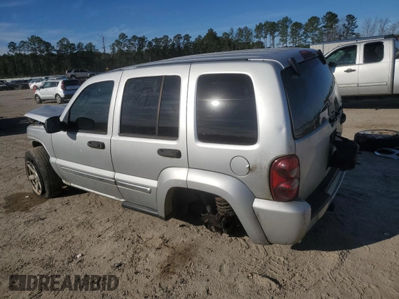 2005 Jeep Liberty Limited with VIN 1J4GK58K25W621458, listed as a Copart auction lot 41611905 with 116,592 mi miles and Salvage Title. Bid and sale history available at carsss.com. Image 2.