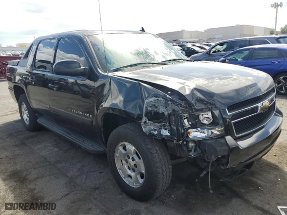 2007 Chevrolet Avalanche LS with VIN 3GNEC12037G187814, listed as a Copart auction lot 69648574 with 191,686 mi miles and Salvage Title. Bid and sale history available at carsss.com. Image 4.