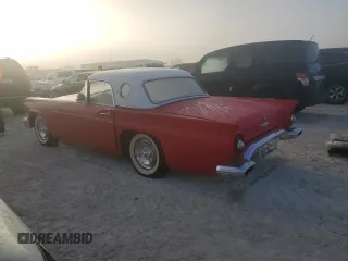 1957 Ford Thunderbird with VIN D7FH286272, listed as a Copart auction lot 77243694 with 19,878 mi miles and Salvage Title. Bid and sale history available at DreamBid. Image 2.