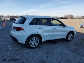 2010 Acura RDX Tech Pkg with VIN 5J8TB2H53AA000154, listed as a Copart auction lot 86106614 with 0 mi miles and Salvage Title. Bid and sale history available at carsss.com. Image 3.
