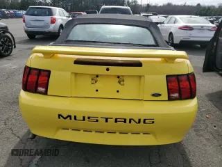 2003 Ford Mustang Deluxe with VIN 1FAFP44463F330050, listed as a Copart auction lot 48695145 with 116,740 mi miles and Salvage Title. Bid and sale history available at carsss.com. Image 6.