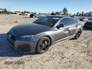 2022 Audi A5 Sportback S line Premium with VIN WAUDACF50NA031721, listed as a Copart auction lot 82432583 with 20,921 mi miles. Bid and sale history available at carsss.com. Image 1.