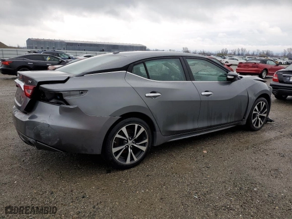 2018 Nissan Maxima SV with VIN 1N4AA6AP8JC373535, listed as a Copart auction lot 86408674 with 105,766 mi miles and Salvage Title. Bid and sale history available at carsss.com. Image 3.