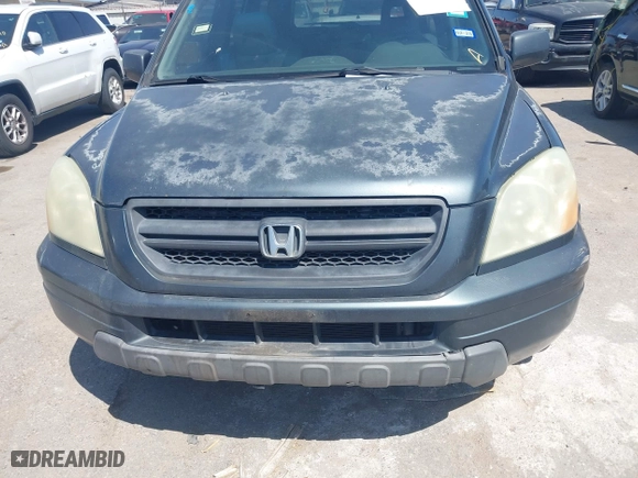 2005 Honda Pilot EX-L with RES with VIN 5FNYF18685B056356, listed as a IAAI auction lot 42006222 with 295,174 mi miles. Bid and sale history available at carsss.com. Image 6.