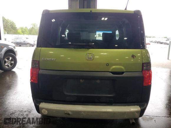 2006 Honda Element LX with VIN 5J6YH17326L003145, listed as a Copart auction lot 59770924 with 282,338 mi miles and Salvage Title. Bid and sale history available at DreamBid. Image 6.