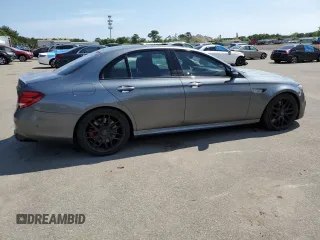 2019 Mercedes-Benz E 63 S AMG with VIN WDDZF8KB2KA689531, listed as a Copart auction lot 58630144 with 56,796 mi miles and Salvage Title. Bid and sale history available at DreamBid. Image 3.