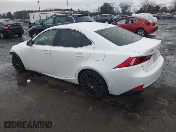 2014 Lexus IS 250 with VIN JTHCF1D25E5007208, listed as a IAAI auction lot 41036831 with 136,884 mi miles. Bid and sale history available at carsss.com. Image 3.
