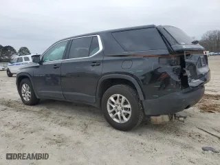 2021 Chevrolet Traverse LS with VIN 1GNERFKWXMJ160216, listed as a Copart auction lot 44909275 with 114,667 mi miles and Salvage Title. Bid and sale history available at carsss.com. Image 2.