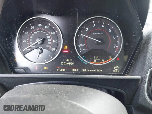 2015 BMW 2 Series 228i with VIN WBA1F5C59FV257447, listed as a IAAI auction lot 41706206 with 119,086 mi miles. Bid and sale history available at carsss.com. Image 7.