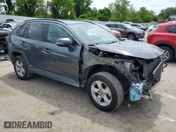 2020 Toyota RAV4 Hybrid XLE with VIN 2T3RWRFV3LW076759, listed as a Copart auction lot 60330435 with 128,274 mi miles and Salvage title. Bid and sale history available at DreamBid. Image 4.