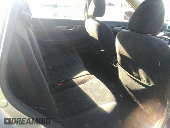 2015 Nissan Rogue S with VIN KNMAT2MV7FP501643, listed as a IAAI auction lot 42090705 with 147,128 mi miles. Bid and sale history available at carsss.com. Image 8.