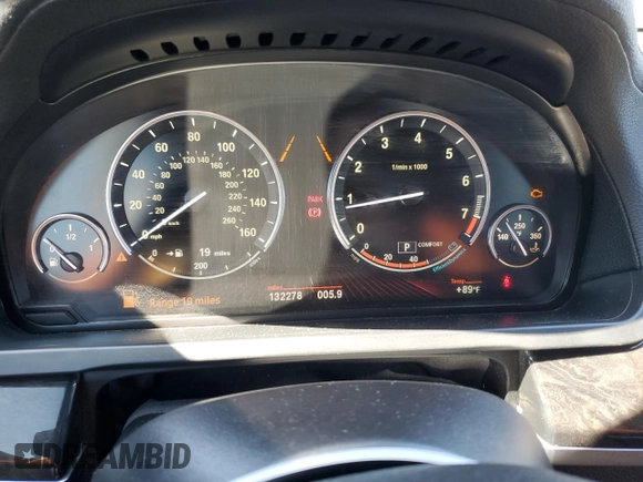 2011 BMW 7 Series 750Li with VIN WBAKB8C59BCY66626, listed as a Copart auction lot 65088295 with 132,278 mi miles and Clean title. Bid and sale history available at DreamBid. Image 9.