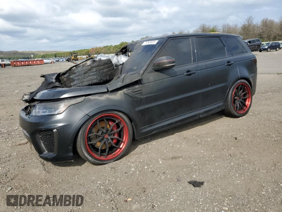 2019 Land Rover Range Rover Sport SVR with VIN SALWZ2SE0KA843965, listed as a Copart auction lot 71343524 with Not Provided miles and Non Repairable. Bid and sale history available at DreamBid. Image 1.