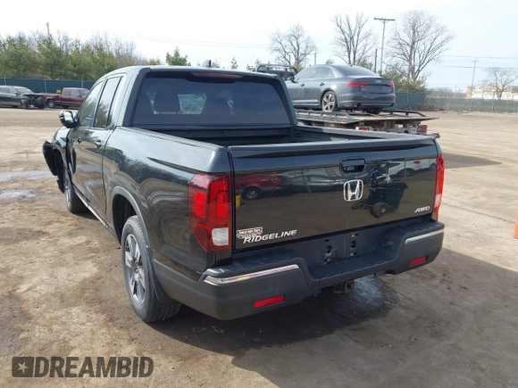 2017 Honda Ridgeline RTL z VIN 5FPYK3F59HB014002, wystawiony jako IAAI lot #41781159 z przebiegiem 110 393 mil mil oraz . Historia ofert i sprzedaży dostępna na DreamBid. Obrazek 3.