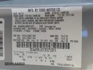 2014 Ford Fusion SE Hybrid with VIN 3FA6P0LU3ER373311, listed as a IAAI auction lot 42048513 with 155,935 mi miles. Bid and sale history available at carsss.com. Image 9.