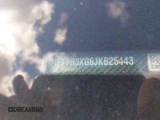 2018 Ford Transit с VIN 1FTYR3XG6JKB25443, выставлен на аукционе IAAI как лот 39813188 с пробегом 540 041 миль миль и . История ставок и продаж доступна на DreamBid. Изображение 9.