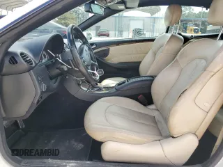 2008 Mercedes-Benz CLK 550 with VIN WDBTK72F78T089317, listed as a Copart auction lot 73295334 with 171,768 mi miles and Salvage Title. Bid and sale history available at DreamBid. Image 7.