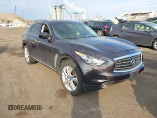 2012 Infiniti FX35 with VIN JN8AS1MW8CM155593, listed as a IAAI auction lot 41715249 with 143,423 mi miles. Bid and sale history available at carsss.com. Image 1.