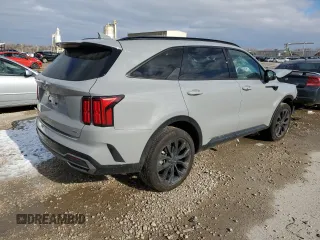 2023 Kia Sorento X-Line SX Prestige with VIN 5XYRKDLFXPG252920, listed as a Copart auction lot 82890104 with 31,904 mi miles and Salvage Title. Bid and sale history available at DreamBid. Image 3.