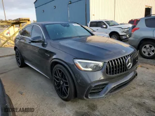 2020 Mercedes-Benz GLC with VIN WDC0J8KB5LF744831, listed as a Copart auction lot 85045494 with 43,739 mi miles and Salvage Title. Bid and sale history available at carsss.com. Image 4.