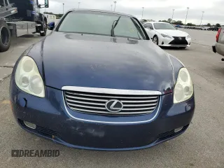 2002 Lexus SC with VIN JTHFN48Y520025507, listed as a Copart auction lot 76343484 with Not Provided miles and Salvage Title. Bid and sale history available at carsss.com. Image 5.