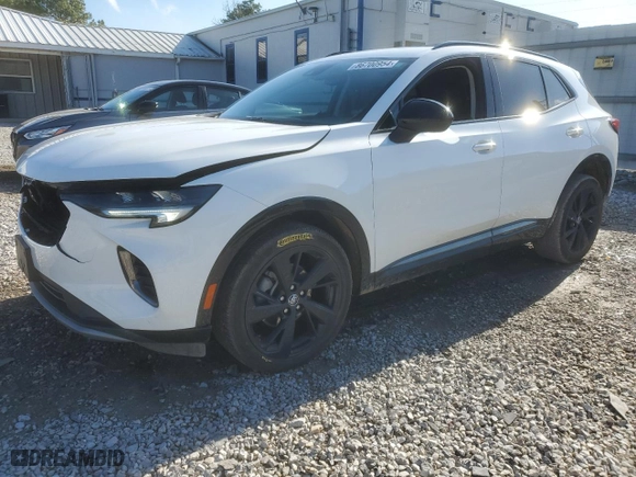 2022 Buick Envision Essence with VIN LRBFZNR41ND064548, listed as a Copart auction lot 86700954 with 52,469 mi miles and Salvage Title. Bid and sale history available at carsss.com. Image 1.