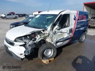 2022 Ram ProMaster City Cargo Van Tradesman with VIN ZFBHRFAB7N6X91288, listed as a IAAI auction lot 41602390 with 48,664 mi miles. Bid and sale history available at carsss.com. Image 2.