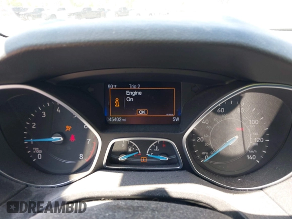 2017 Ford Focus SE с VIN 1FADP3FE2HL244170, выставлен на аукционе IAAI как лот 42281389 с пробегом 45 402 миль миль и . История ставок и продаж доступна на DreamBid. Изображение 7.