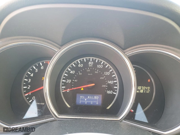 2014 Nissan Murano CrossCabriolet with VIN JN8AZ1FY2EW301293, listed as a Copart auction lot 77041544 with 107,049 mi miles and Salvage Title. Bid and sale history available at carsss.com. Image 9.