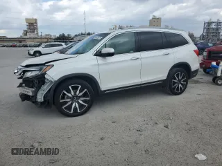 2021 Honda Pilot Elite with VIN 5FNYF6H0XMB030073, listed as a Copart auction lot 44425675 with 53,705 mi miles and Salvage Title. Bid and sale history available at carsss.com. Image 1.