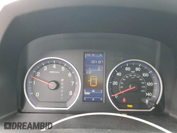 2011 Honda CR-V EX-L with VIN 5J6RE3H70BL039761, listed as a Copart auction lot 42947185 with 64,187 mi miles and Salvage Title. Bid and sale history available at carsss.com. Image 9.