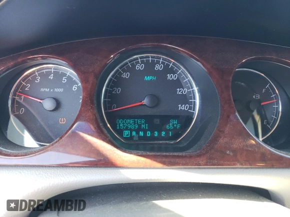 2007 Buick Lucerne V6 CXL with VIN 1G4HD57287U115682, listed as a Copart auction lot 50262145 with 157,989 mi miles and Salvage Title. Bid and sale history available at carsss.com. Image 9.