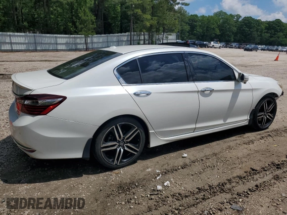 2017 Honda Accord Touring with VIN 1HGCR3F93HA025265, listed as a Copart auction lot 56406375 with 156,273 mi miles and Salvage title. Bid and sale history available at DreamBid. Image 3.