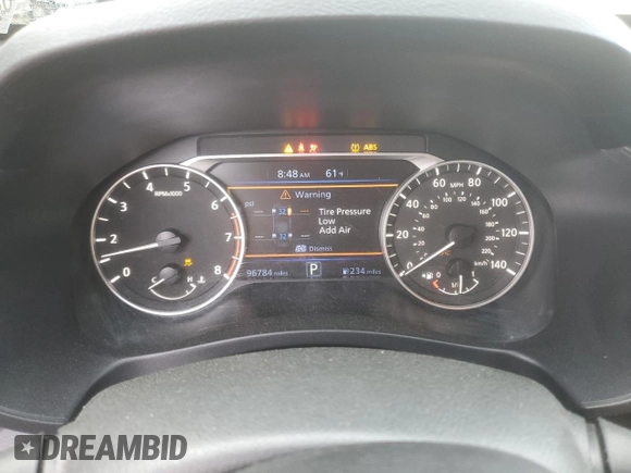 2019 Nissan Altima 2.5 S with VIN 1N4BL4BV6KC242556, listed as a Copart auction lot 50389595 with 96,784 mi miles and Salvage Title. Bid and sale history available at carsss.com. Image 9.
