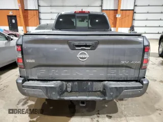 2022 Nissan Frontier SV with VIN 1N6ED1FK0NN688615, listed as a Copart auction lot 88040205 with 38,317 mi miles and Salvage Title. Bid and sale history available at carsss.com. Image 6.