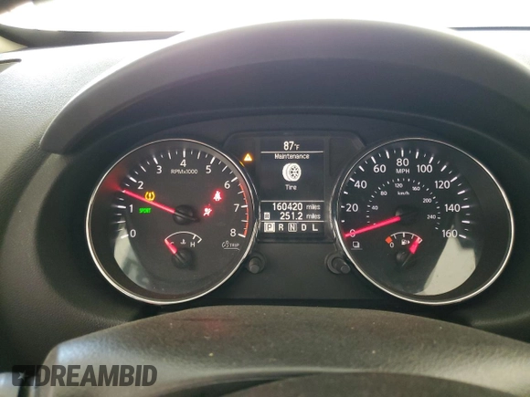 2015 Nissan Rogue S with VIN JN8AS5MV7FW760843, listed as a Copart auction lot 51787475 with 160,420 mi miles and Salvage Title. Bid and sale history available at DreamBid. Image 9.