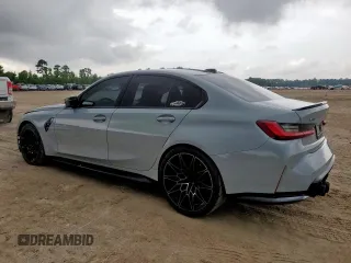 2023 BMW M3 Competition xDrive z VIN WBS43AY07PFP20074, wystawiony jako Copart lot #59305145 z przebiegiem 31 669 mil mil oraz Szkody całkowita. Historia ofert i sprzedaży dostępna na DreamBid. Obrazek 2.